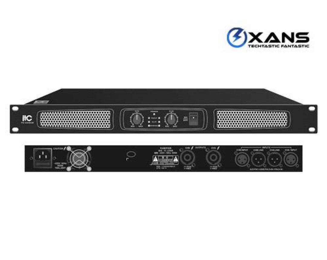 TC-2200B, MASAÜSTÜ GÜCLƏNDİRİCİ, SƏS GÜCLƏNDİRİCİSİ, UCUZ USİLİTEL, KEYFİYYƏTLİ USİLİTEL, SƏS USİLİTEL QİYMƏTİ, İTC